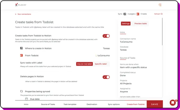 Pleexy - Setup wizard example 1
